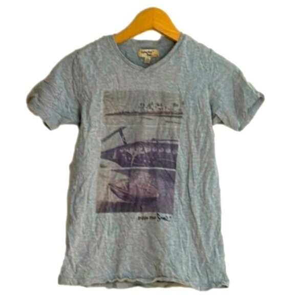 Triple Five Soul Youth Large Boys Short Sleve Grey T-Shirt - Picture 1 of 2